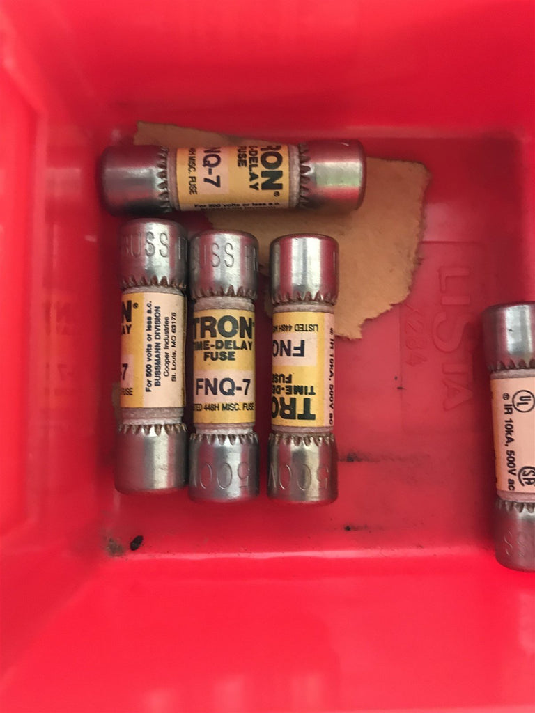 FUSETRON FNQ 7 LOT OF 5 FUSES