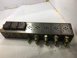HYDRAULIC MANIFOLD WITH FITTINGS AS PICTURED--NO DATA PLATE