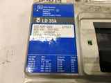 CUTLER-HAMMER LD3600FX 600 AMP CIRCUIT BREAKER 3 POLE 600 VAC 250 VDC