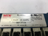 MTE RL-02502 1.20MH 25 AMPS 3 PHASE LINE REATOR 600 V MAX
