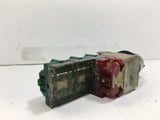 SQUARE D 9001 KMQ SELECTOR SWITCH W/ CONTACT BLOCKS AS PICTURED 110-120 VOLT