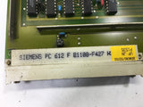 SIEMENS PC 612 F B1200-F425 RK J80529 CONTROL BOARD