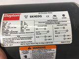 DAYTON 6K403G 1/4 HP HVAC MOTOR 115 VOLTS, 1725 RPM SINGLE PHASE 48YZ