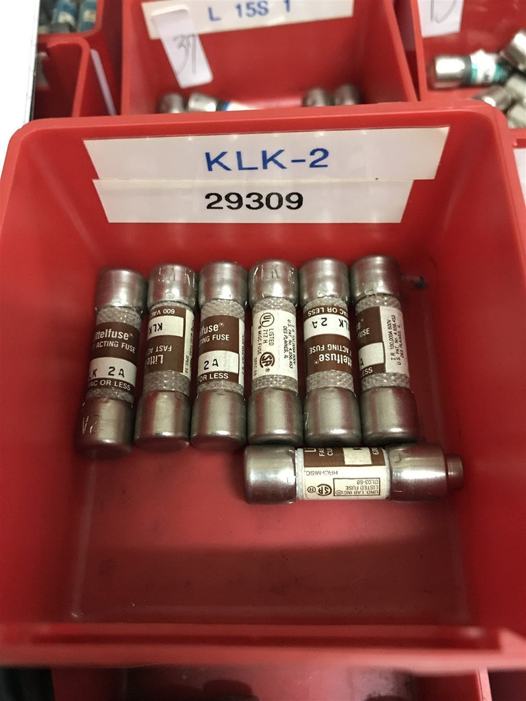 LITTELFUSE KLK 2 LOT OF 7 FUSES