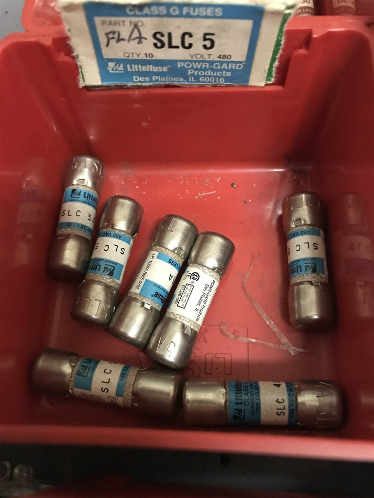LITTELFUSE SLC 5 LOT OF 7 FUSES