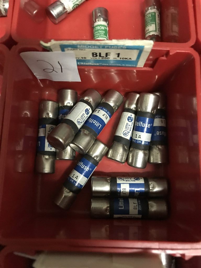 LITTELFUSE BLF 1 LOT OF 10 FUSES