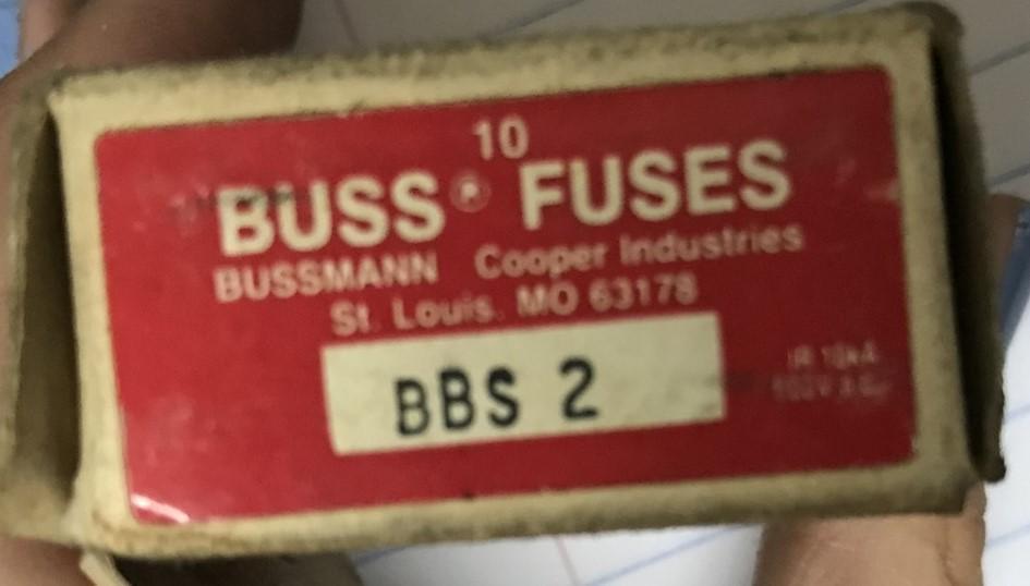 BUSSMANN BBS 2 LOT OF 8 IN BOX