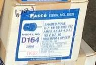 FASCO D164 MOTOR 1050 RPM 1/6 1/8 1/10 1/12 HP 115V