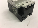 SIEMENS 3VU1300-1MC00 0.16-0.24 AMP MANUAL MOTOR STARTER 460 VOLT @ 15 HP