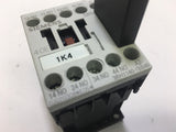 SIEMENS 3RH1140-1BB40 CONTACTOR 24V DC COIL 10A 600 VOLTS