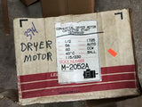 LELAND M-2052A 1/2 HP DRYER MOTOR 1725 RPM 56 FRAME, 115/230 VOLTS