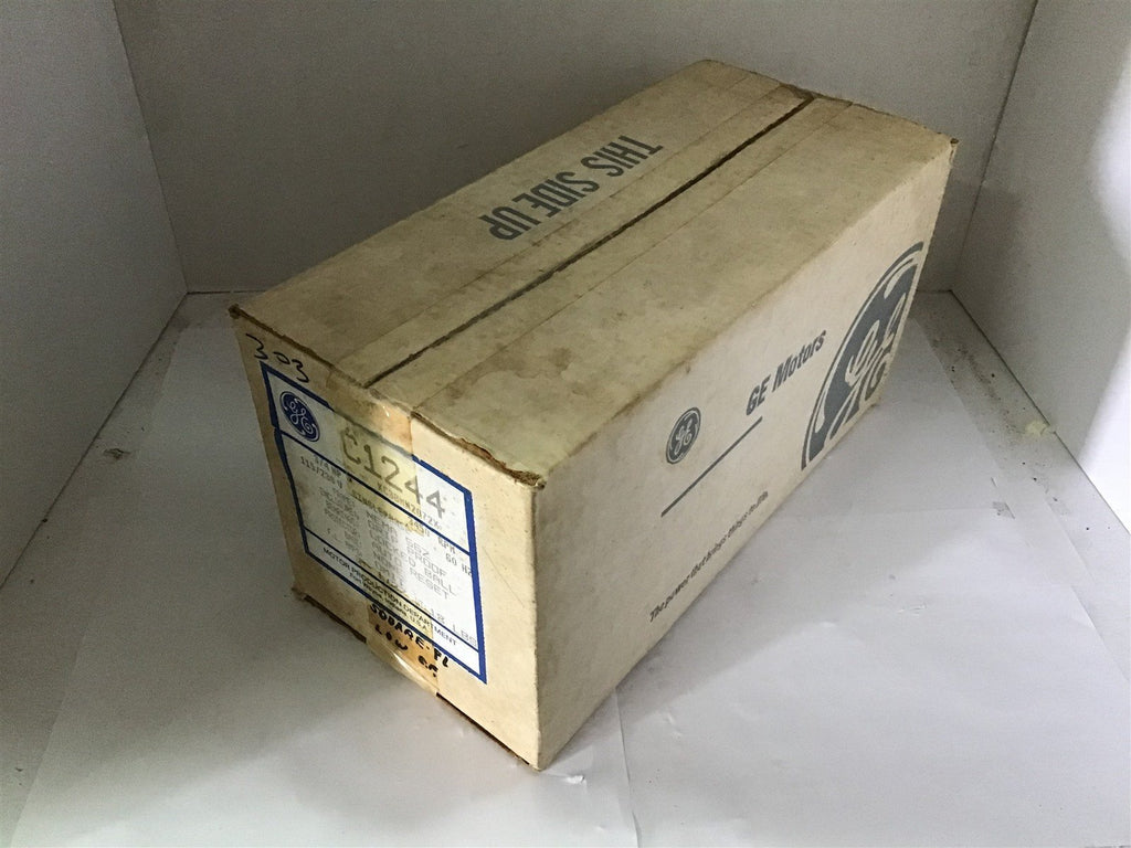 GENERAL ELECTRIC C1244 3/4 HP AC MOTOR 115/230 V 3450 RPM SINGLE PHASE 56Z FR