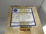 GENERAL ELECTRIC C1244 3/4 HP AC MOTOR 115/230 V 3450 RPM SINGLE PHASE 56Z FR