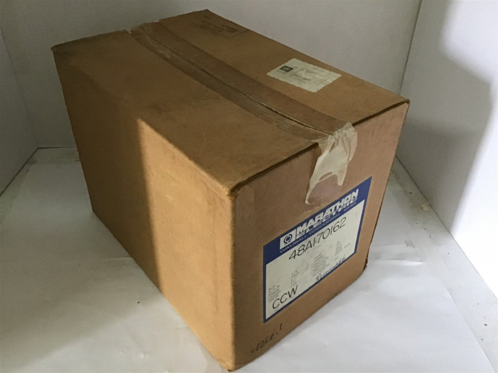 MARATHON 48A17O162 1/6 HP AC MOTOR 115 VOLTS 1625 RPM SINGLE PHASE 48Y FRAME
