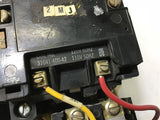 SQUARE D 8502 SB02 NEMA SIZE 0 STARTER 460 V @ 5 HP 120 V COIL