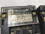 SQUARE D 8502 SB02 NEMA SIZE 0 STARTER 460 V @ 5 HP 120 V COIL