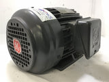 GE 5KE145BC205C 2 HP AC MOTOR 230/460 VOLTS 1730 RPM 4P 145T FRAME 3 PHASE