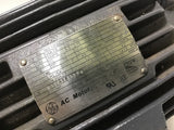 GE 5KE145BC205C 2 HP AC MOTOR 230/460 VOLTS 1730 RPM 4P 145T FRAME 3 PHASE