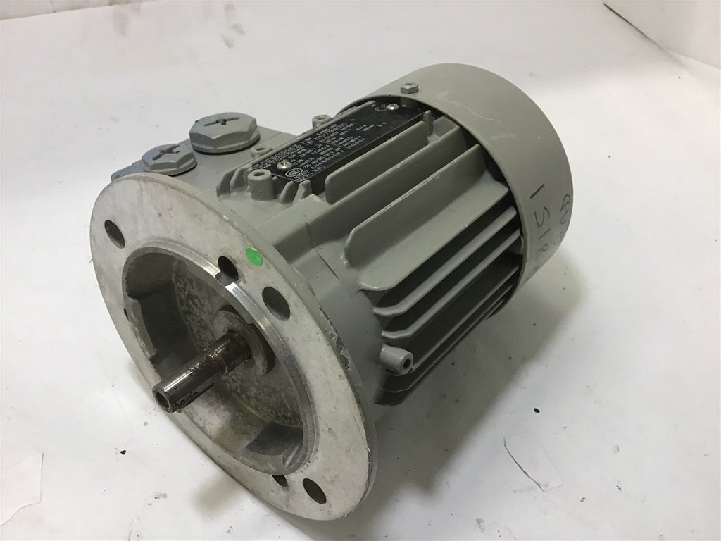 SIEMENS 1LA7060-4AB1! 0.14 KW AC MOTOR 460 VOLTS 1650 RPM 0.42 AMP,
