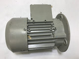 SIEMENS 1LA7060-4AB1! 0.14 KW AC MOTOR 460 VOLTS 1650 RPM 0.42 AMP,