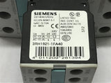 SIEMENS 3RT1034-1AK60 CONTACTOR W/ 3RH1921-1FA40 460 volt @ 15 HP 120V Coil