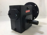 LEESON IRONMAN BMQS21-20-L-56 LEFT ANGLE GEAR REDUCER 1.25 INPUT HP 20:1 RATIO