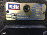 LEESON IRONMAN BMQS21-20-L-56 LEFT ANGLE GEAR REDUCER 1.25 INPUT HP 20:1 RATIO