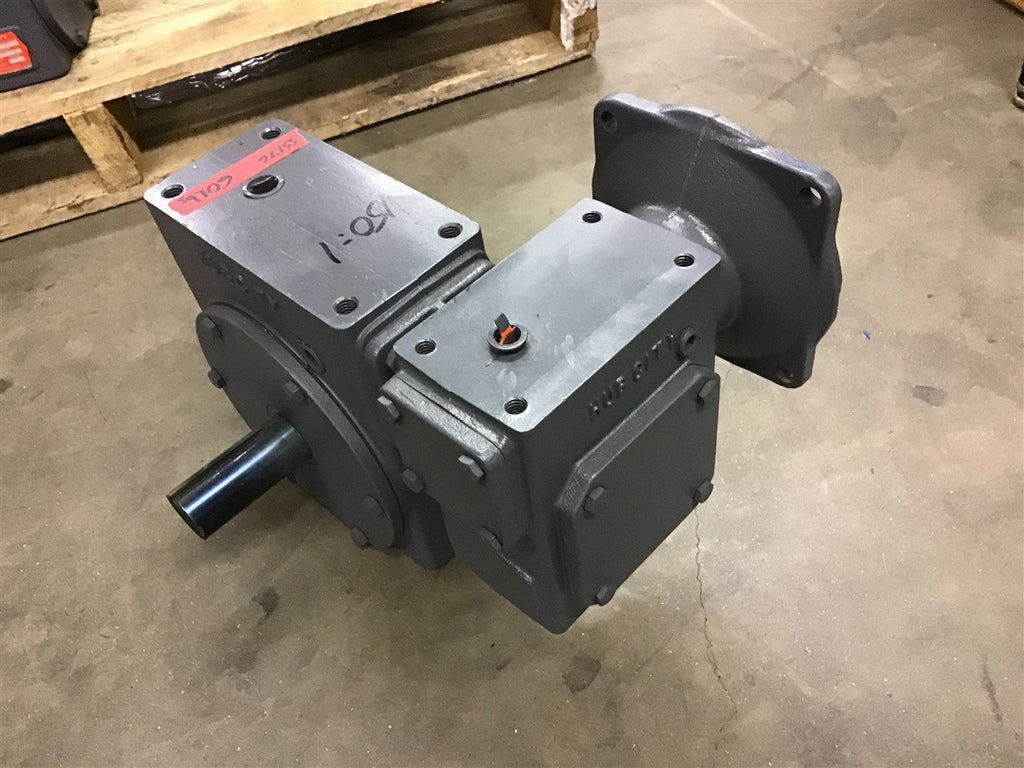 hub city gear reducer HUB CITY 0220-68454-3204 DOUBLE REDUCTION LEFT ANGLE GEAR REDUCER 150: – BME Bearings and Surplus