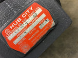 HUB CITY 0220-68454-3204 DOUBLE REDUCTION LEFT ANGLE GEAR REDUCER 150:1, 3204