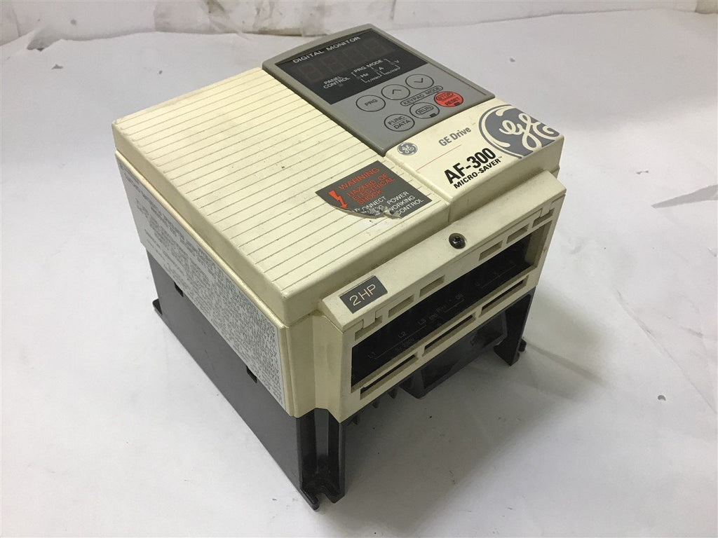 GE AF-300M 6KAF323002M$A1 2 HP AC DRIVE 230 VOLTS 3 PHASE