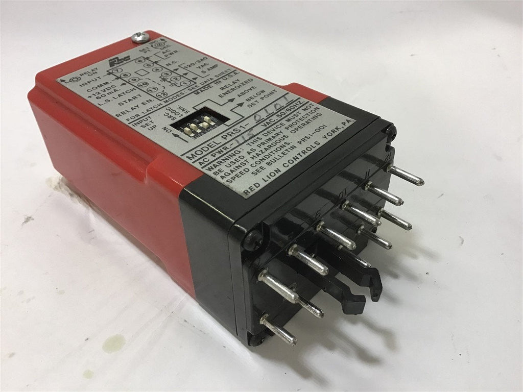 RED LION PRS1-0101 115 VAC AC RELAY