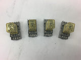 Idec RY4S Relay with BAse 120 Vac Lot of 4
