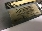 ALLEN-BRADLEY 200 AMP MOTOR CONTROL UNIT 600 VOLTS