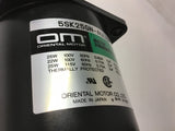 ORIENTAL MOTOR CO 5SK25GN-AUL REACTION SYNCHRONOUS MOTOR 115 VAC 60HZ 1/4" SHAFT