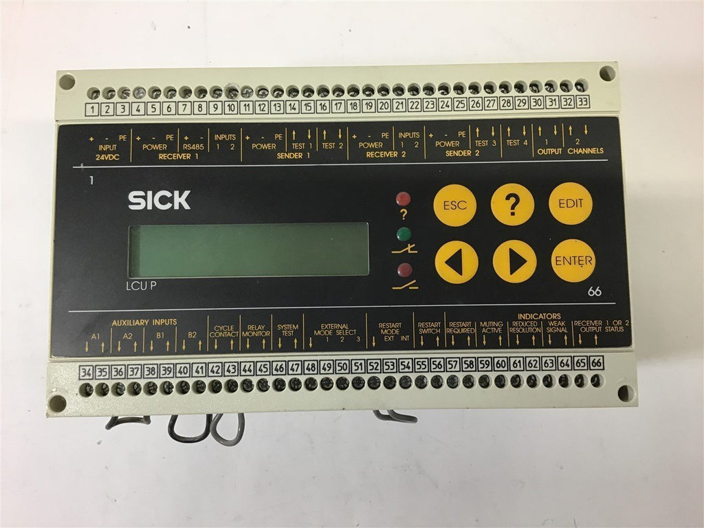 SICK LCUP-400 LIGHT CURTAIN CONTROLLER 24 VDC – BME Bearings and Surplus