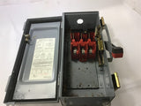 SQUARE D HU361AWK HEAVY DUTY SAFETY SWITCH 30AMP 600V AC 30HP MAX 3PH SER E1