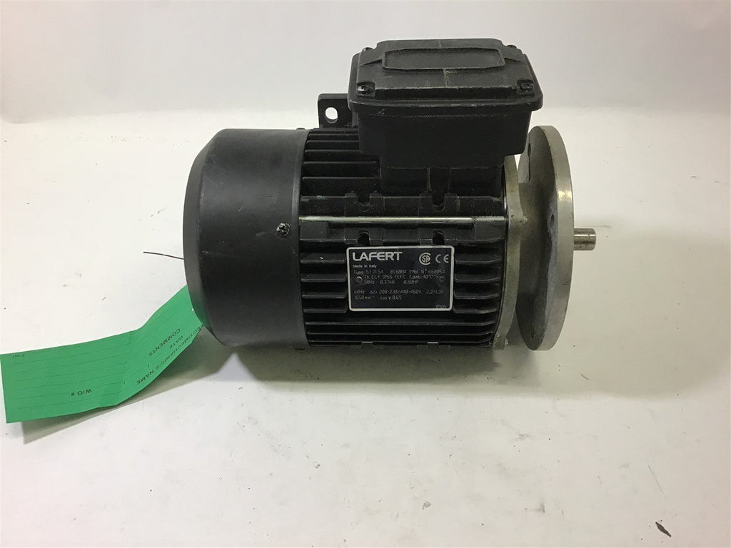 LAFERT ST 71S4 3 PHASE MOTOR 0.37 KW, 0.50 HP 208-230/440/460 V 1650 RPM