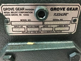 GROVE GEAR FLXALINE TMQ220-2 LEFT ANGLE GEAR REDUCER .491 HP 50:1 RATIO 56C