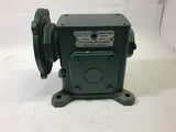 GROVE GEAR FLXALINE TMQ220-2 LEFT ANGLE GEAR REDUCER .491 HP 50:1 RATIO 56C