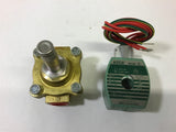 ASCO 8210G094 SHUTOFF VALVE 1/2" PIPE 10 WATTS 150 PSI