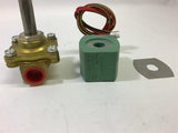 ASCO 8210G094 SHUTOFF VALVE 1/2" PIPE 10 WATTS 150 PSI