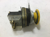 ALLEN-BRADLEY 800T-D... SERIES T YELLOW MUSHROOM PUSHBUTTON