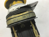 ALLEN-BRADLEY 800T-D... SERIES T YELLOW MUSHROOM PUSHBUTTON