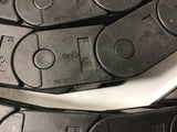 IGUS ENERGY CHAIN LOT OF 2- 9'3" AND 8'6" CABLE TRACK 200-03-100 WITH BRACKET