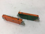ALLEN-BRADLEY 700-CRT6 NORMALLY CLOSED CONTACT CARTRIDGE ORANGE LOT OF 2--