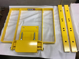 FABENCO SELF-CLOSING SAFETY GATE XL71-21PC 22 TO 24-1/2 STEEL YELLOW POWD