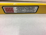 FABENCO SELF-CLOSING SAFETY GATE XL71-21PC 22 TO 24-1/2 STEEL YELLOW POWD