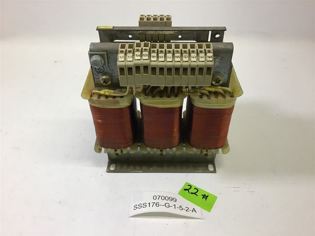 SIEMENS 4AP4082-6CB 750 VA 50/60 HZ, 500 480 460 440 V PRI, 100V SEC TRANSFORMER