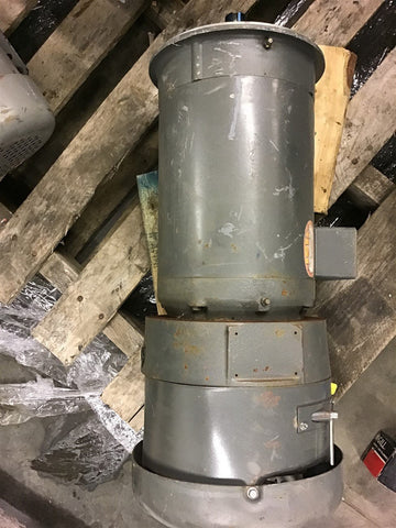 BALDOR 5 HP BRAKE MOTOR 575 VOLTS 1725 RPM 4P, 184TC FRAME