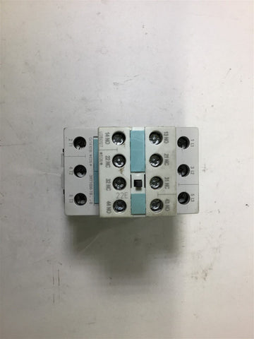 Siemens 3RT1036-1BB40 Contactor 460 volt @ 25 HP 24 Vdc Coil